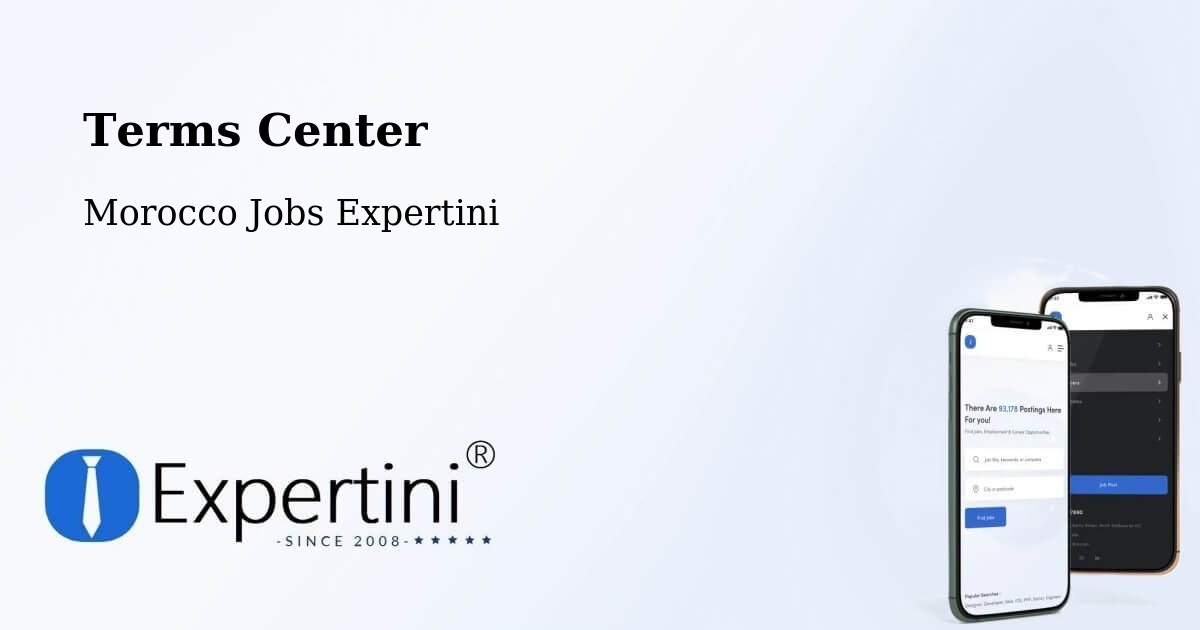 Terms of Service – El Aïoun - Morocco Jobs Expertini